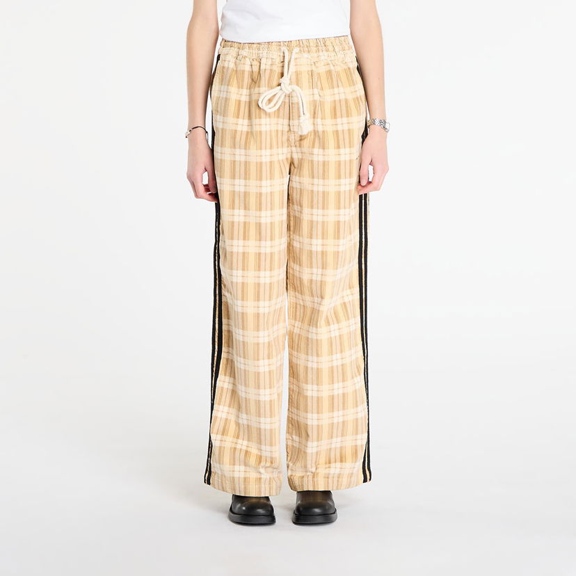 Byxor adidas Originals SONG FOR THE MUTE Plaid Pant Beige | KC3140