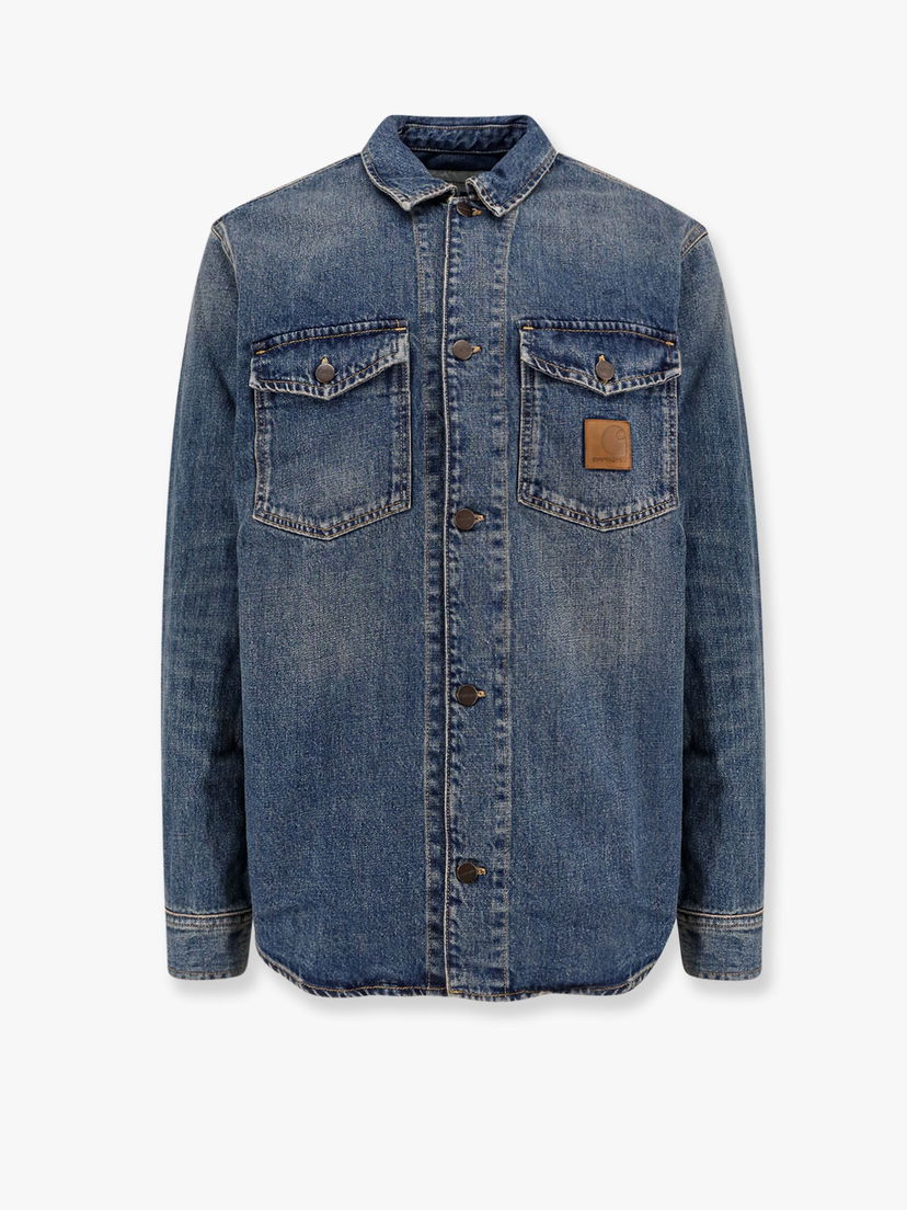 Skjorta Carhartt WIP Denim Shirt Jacket Blå | I034735014Q