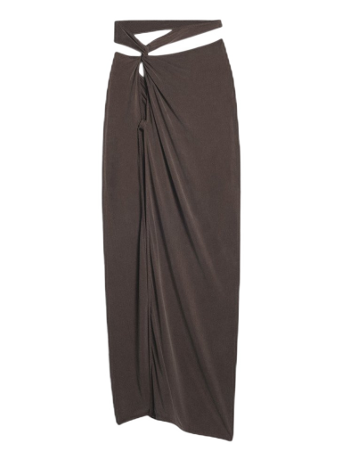 Kjol Jacquemus La Jupe Espelho Asymmetric Svart | 231JS056-2307-850