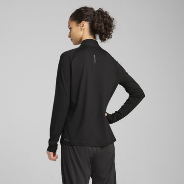 Sweatshirt Puma Run Velocity Cloudspun Quarter-Zip Top Svart | 526650_01, 3