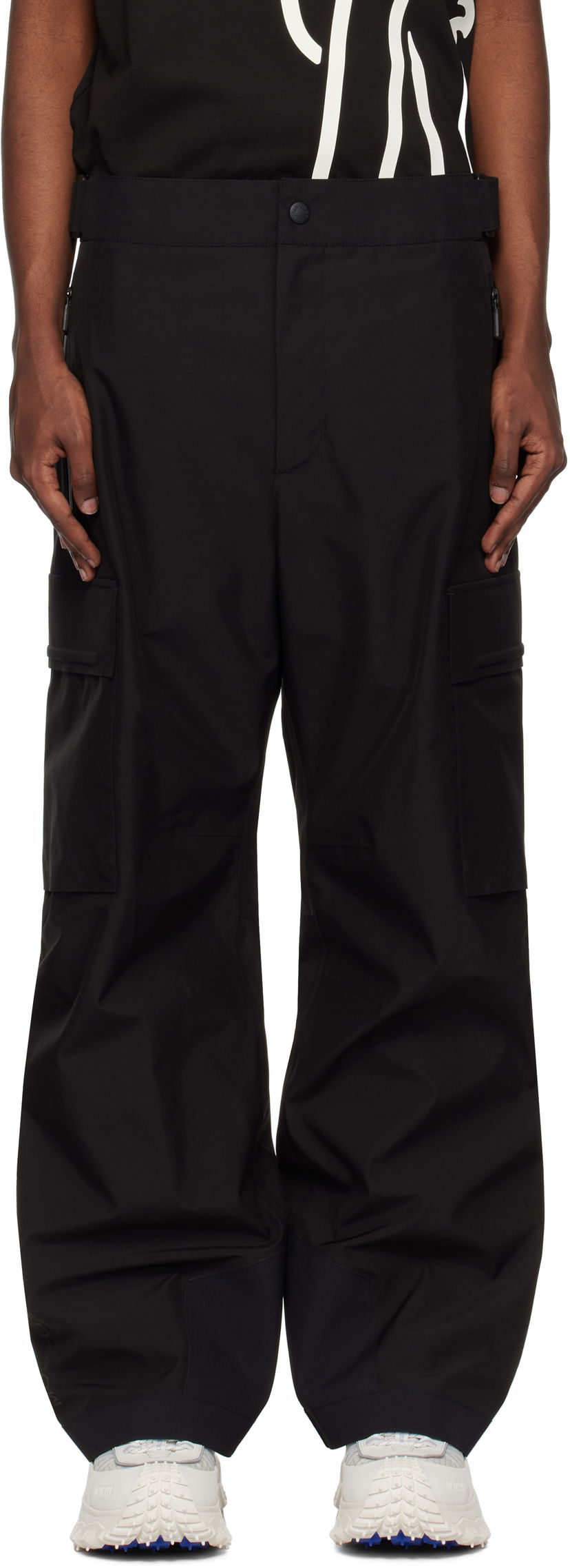 Cargo byxor Moncler Padded Ski Pants Svart | J20972G00011596Y4