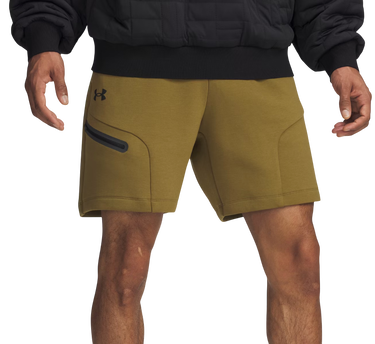 Shorts Under Armour Unstoppable Fleece Shorts with Zippered Pocket Grön | 1379809-320, 0