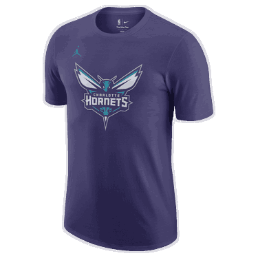 T-shirt Jordan Nike NBA Charlotte Hornets Essential Jordan Purpur | FJ0230-566, 0