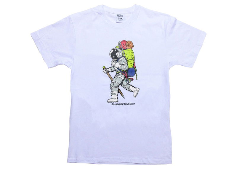 T-shirt BILLIONAIRE BOYS CLUB Billionaire Boys Club Hiking Astronaut Graphic T-Shirt Vit | 8016201WHT