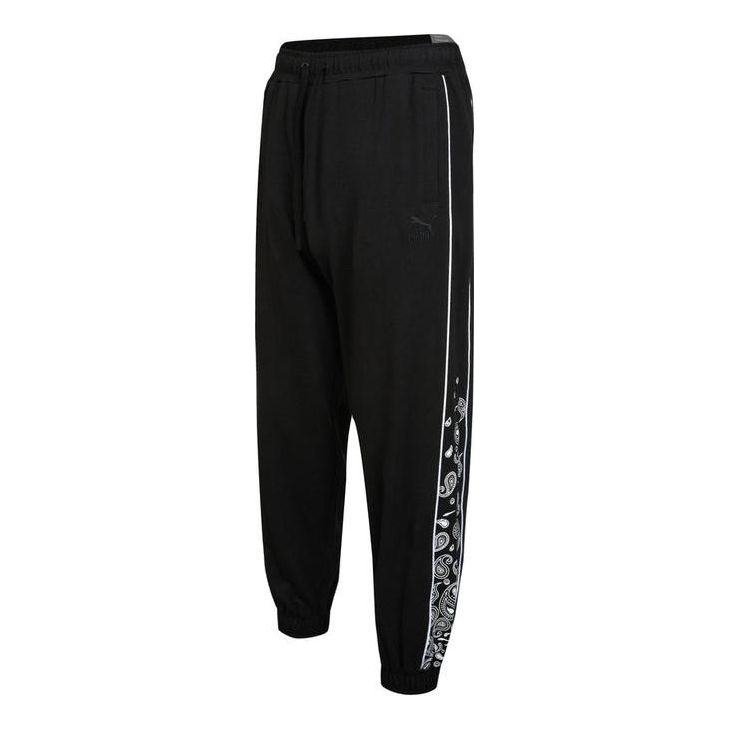 Träningsbyxor Puma Paisley Sweat Pants Svart | 539524-01