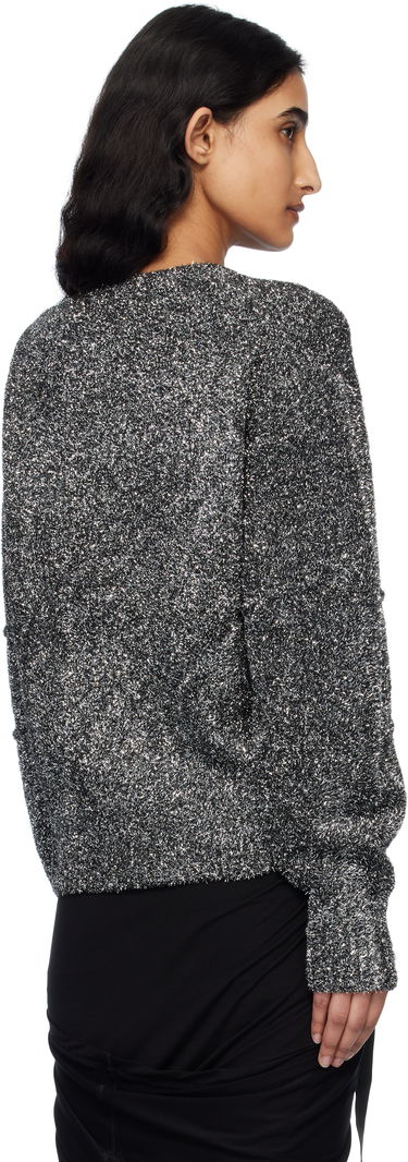 Sweater Helmut Lang Helmut Lang Apex Lurex Crew Sweater Metallisk | O10HW706, 2