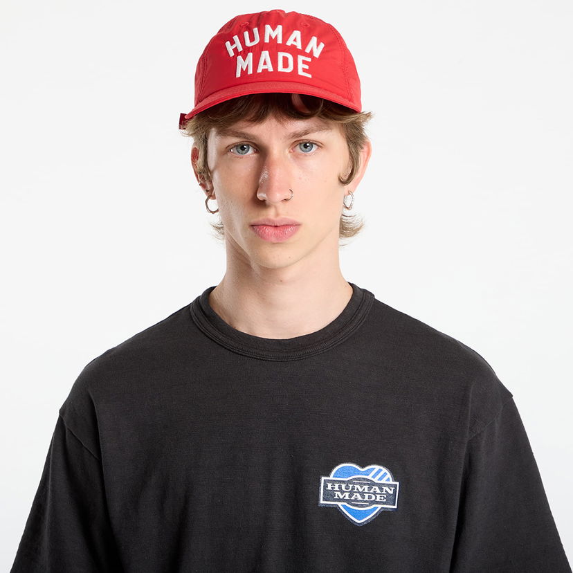 Keps Human Made HUMAN MADE 5-Panel Nylon Cap Röd | HM30GD070RD