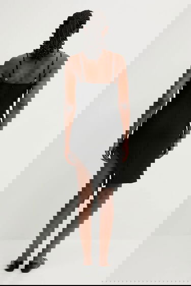 Klä Coperni Coperni Tailored Asymmetric Mini Dress Svart | COPR187F3004, 2