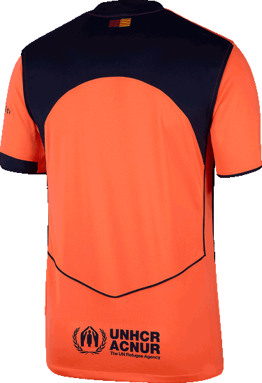 Jersey Nike FC Barcelona Stadium Third Jersey 2025/26 Orange | hm3201-855, 1
