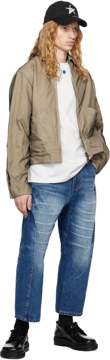 Jeans ADER ERROR Faded Wide Leg Jeans Blå | BN01FWJE0101BL, 3