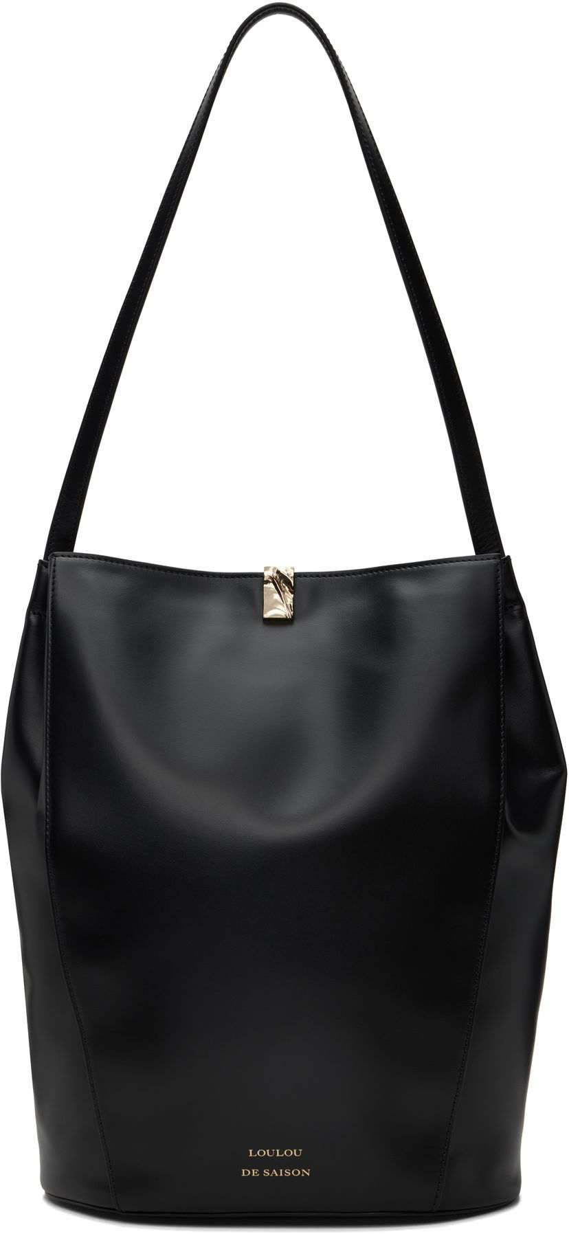 Handväska Loulou de Saison Loulou de Saison Daya Leather Bucket Bag Svart | DAYA