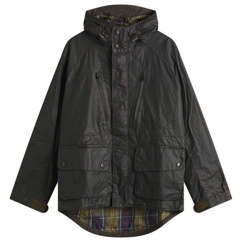 Parkas Barbour Wax Jacket To Ki To Kaigan Collaboration, Large Grön | MWX2466SG71