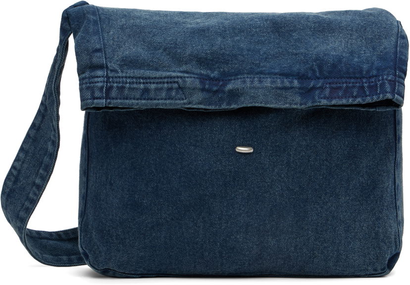 Axelväska OUR LEGACY OUR LEGACY Sling Denim Bag Blå | A4258SDP