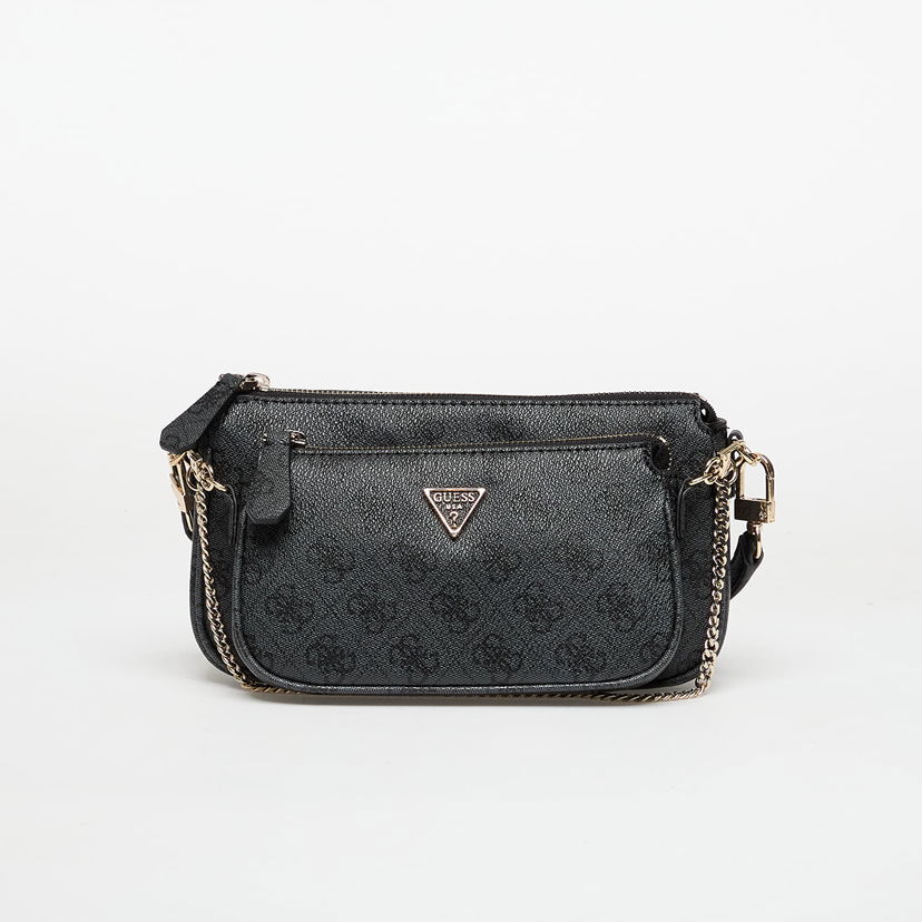 Axelväska GUESS Noelle II Double Pouch Crossbody Bag Svart | HWBG9672710-CLO