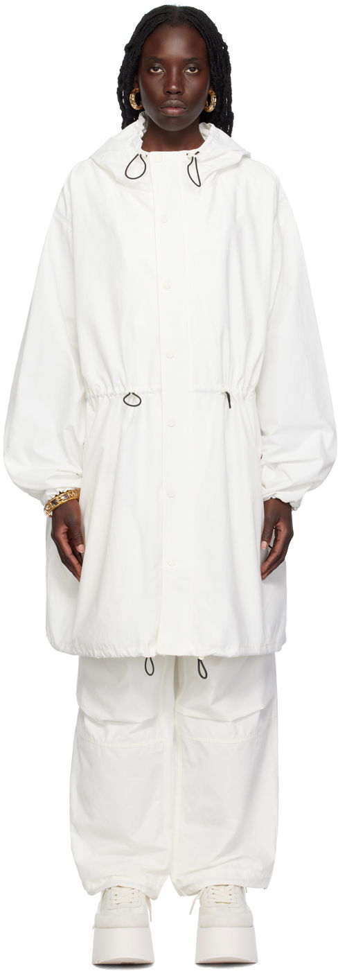 Parkas Marc Jacobs Marc Jacobs 'The Balloon' Hooded Parka Vit | 2P3RJC001W02