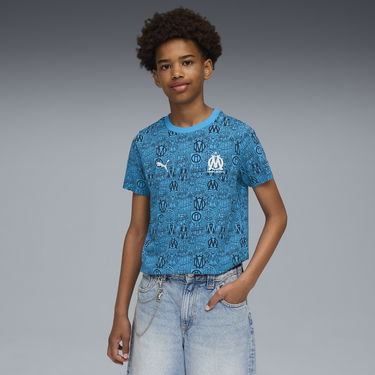 T-shirt Puma Olympique de Marseille FtblCulture All-over Print T-Shirt Blå | 781580_07, 0