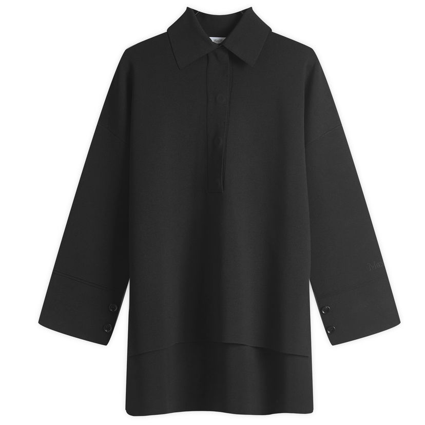 Sweater Max Mara Max Mara Vand Polo Shirt Svart | 2511361068600-Black