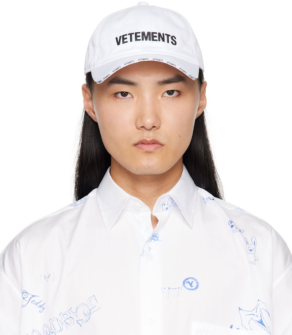 Keps VETEMENTS Iconic Logo Cap Vit | UE64CA100W, 0