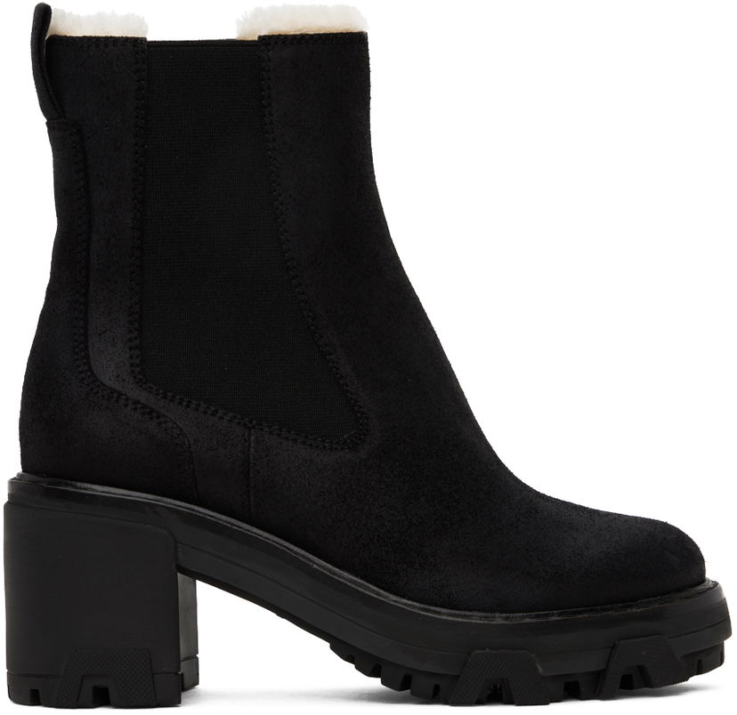 Skovård rag & bone Rag & Bone Shiloh Shearling Boots Svart | WFF23FF028RJ28