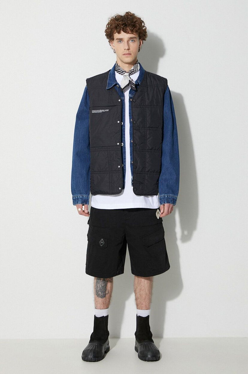 Väst PANGAIA Pangaia Quilted Vest Svart | 10000530