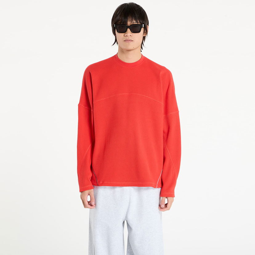 T-shirt adidas Originals adidas La Cienega Sports Long Sleeve Top Röd | JX6136