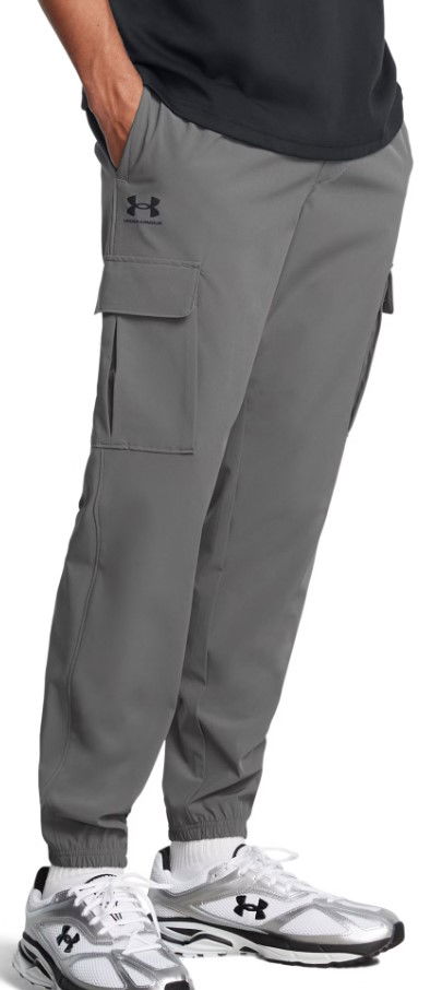 Cargo byxor Under Armour UA Vibe Woven Cargo Pants Grå | 1386558-025
