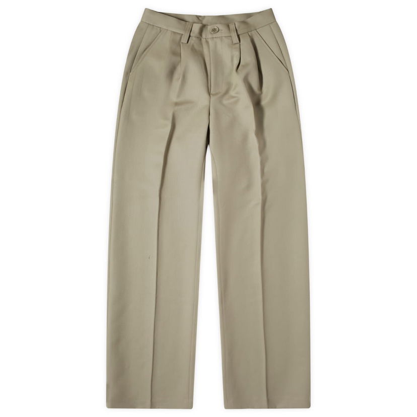 Byxor Anine Bing Carrie Pleated Dress Pants Beige | A-03-3269-250B