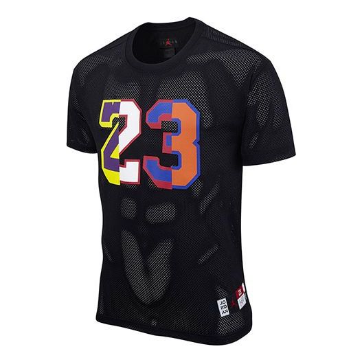 Jersey Jordan Jordan DNA Colorblock Mesh T-Shirt Svart | DJ6387-010