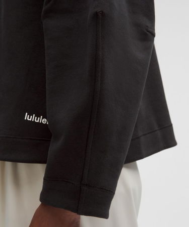Sweater lululemon Loungeful Crew Neck Sweatshirt Svart | prod20005371, 4