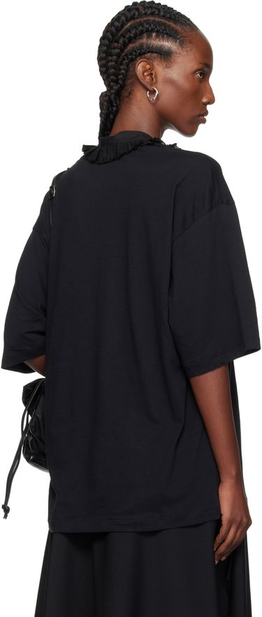 T-shirt Ann Demeulemeester Ann Demeulemeester Danvald High Comfort Graphic T-Shirt Svart | 2520-W-JTS06-54-C-FA206-099, 2