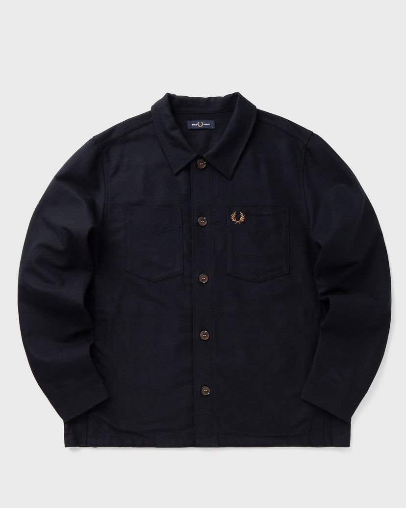 Skjorta Fred Perry Fred Perry Brushed Twill Overshirt Mörkblå | M1723-608