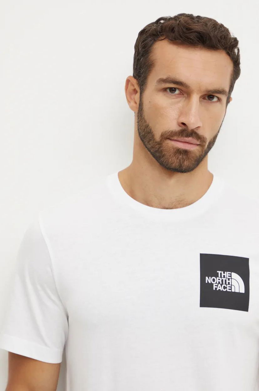 T-shirt The North Face T-Shirt Fine Tee With Print Vit | NF0A8A6MFN41