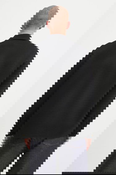 Jacka Drôle de Monsieur Drôle de Monsieur La Surchemise Laine Shirt Jacket Svart | H.JT254.WO031, 2