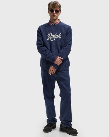 Sweater Polo by Ralph Lauren Polo Ralph Script Knit Pullover Mörkblå | 710979098001, 2