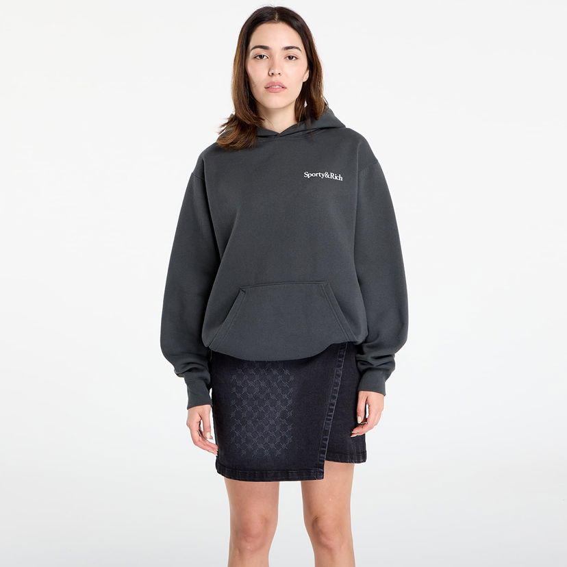 Sweatshirt Sporty & Rich Sporty & Rich Health Is Wealth Soft Hoodie Grå | ST084625300BA02