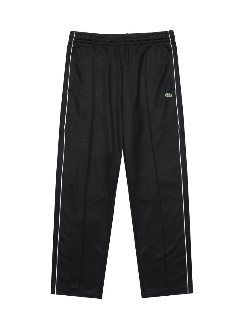 Träningsbyxor Lacoste Lacoste Piped Cuff Track Pants Svart | XH1412-031