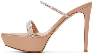 Sneakers och skor Gianvito Rossi Cannes Platform Sandals Beige | G16140.85RIC.XCN, 2