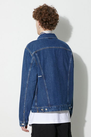 Jacka PANGAIA Pangaia Himalayan Nettle & Organic Cotton Denim Jacket Blå | 10000336, 3