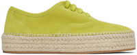 JW Anderson Suede Lace-Front Platform Espadrilles