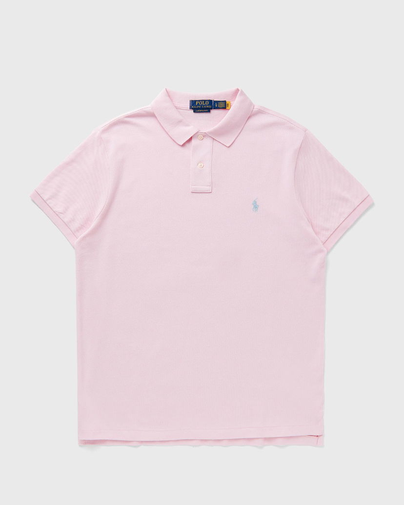 Polotröja Polo by Ralph Lauren Polo Ralph Lauren Custom Slim Fit Mesh Polo Shirt XXL Rosa | 710680784424