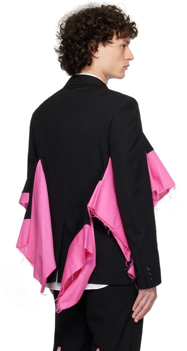 Jacka Comme des Garçons Comme des Garçons Homme Plus Gabardine Blazer with Draped Detail Svart | PO-J054-051, 2