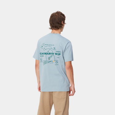 T-shirt Carhartt WIP Home State Graphic Print T-Shirt Blå | I033973_9, 0