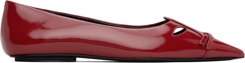 Tillbehör Marc Jacobs Marc Jacobs 'The Kat' Ballerina Flats Röd | 2F4FFL001F11
