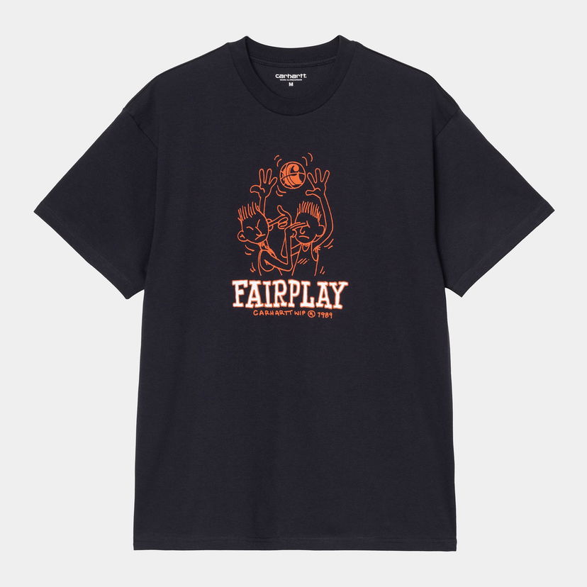 T-shirt Carhartt WIP Fairplay Graphic T-Shirt Mörkblå | I035433_9