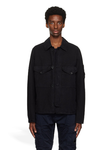 Jacka C.P. Company Lens Jacket Svart | 14CMOS247A-006354G