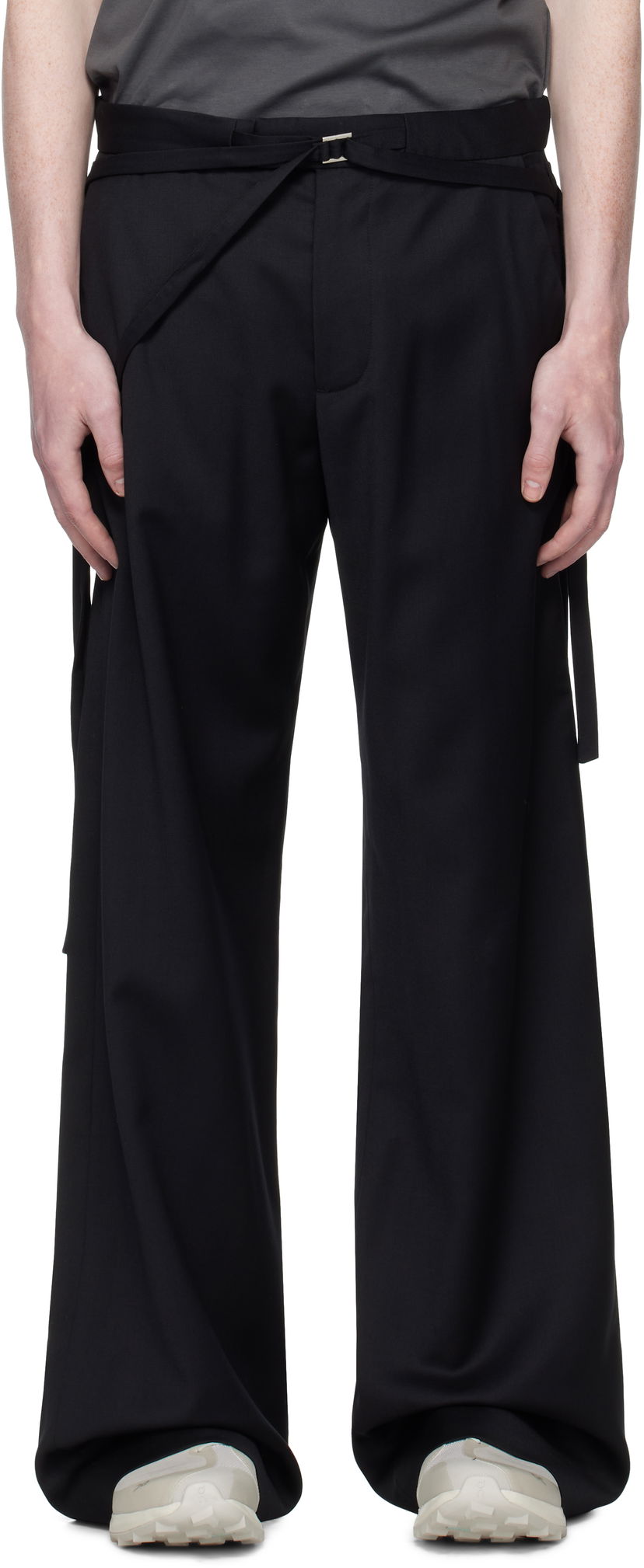 Byxor HELIOT EMIL Spectra Tailored Trousers Svart | PREAW25_M_10_201_BLK01