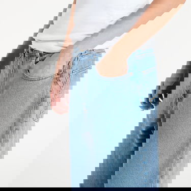 Jeans Vans Check-5 Baggy Denim Trousers, Size: 38 Blå | VN000PQHCDX, 1