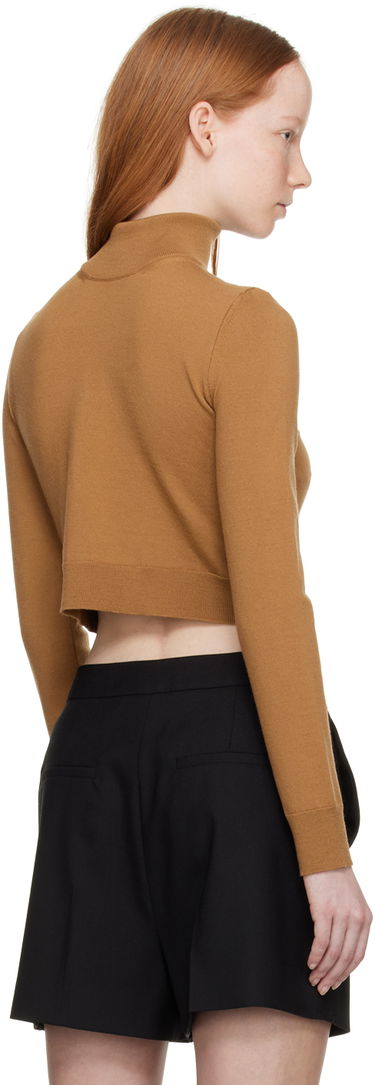 Sweater Max Mara Max Mara Balbo Cropped Mock Neck Sweater Brun | 2313611031600 13611031, 2