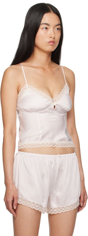 Pyjamas GUIZIO Guizio Ivy Lace Cami and Shorts Set Rosa | F24105W022, 1