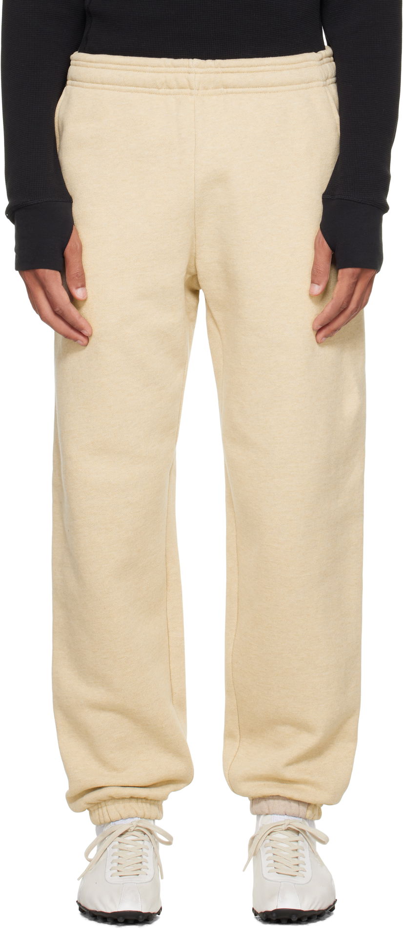 Träningsbyxor Entire Studios Entire Studios Heavy Sweatpants Beige | ES2111TP